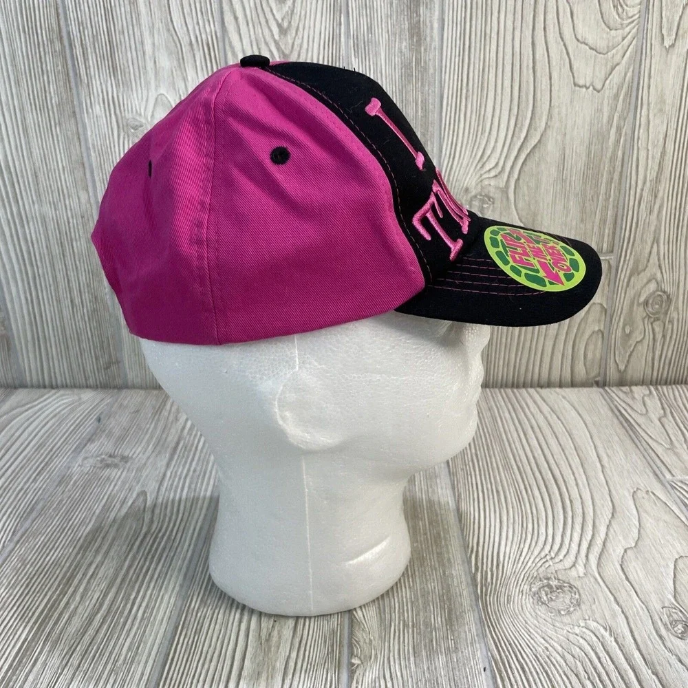 Nickelodeon TMNT Teenage Mutant Ninja Turtles Pink Black Pizza Hat Kids Cap